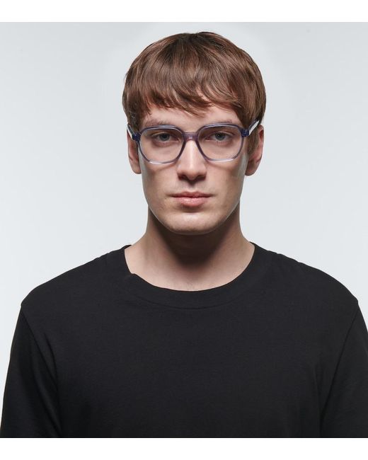 Dior Blue Indioro S3I Square Glasses for men