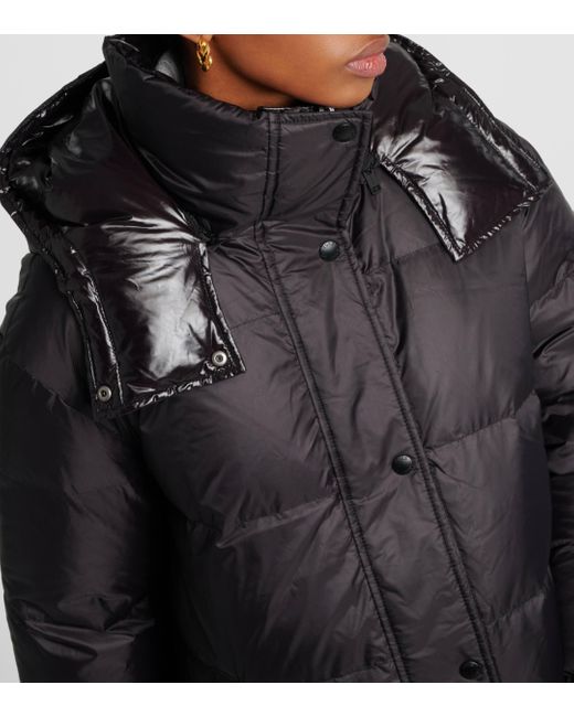 Manteau doudoune reversible Yves Salomon en coloris Black