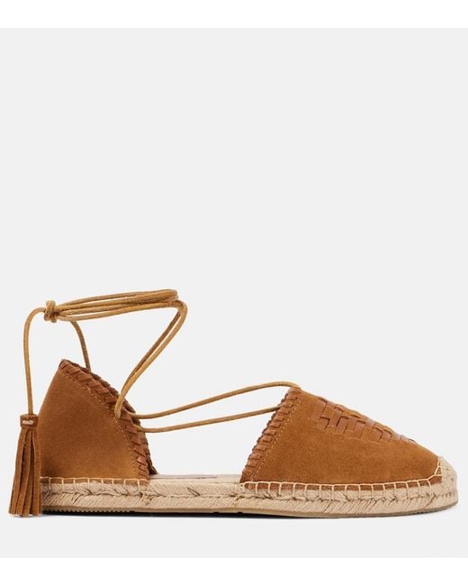 Isabel Marant Brown Celsi Leather Espadrilles