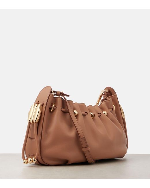【送料&関税込】Zimmermann Halcyon Shoulder Bag In Taupe Lea Zimmermann Halcyon Shoulder Bag In Taupe Leather | italist