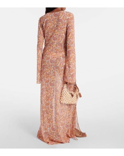 Bananhot Natural Desert Paisley Beach Dress