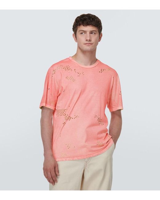 NOTSONORMAL Pink Checked Cotton Overshirt for men