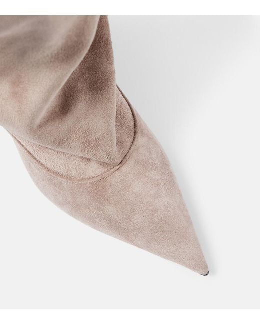 Paris Texas Brown Ines Suede Over-The-Knee Boots