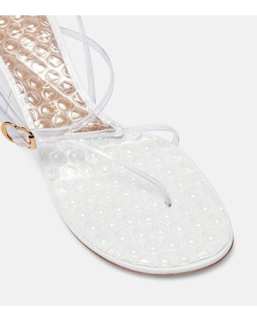 Herbert Levine White Starry-Eyed Jelly 55 Sandals