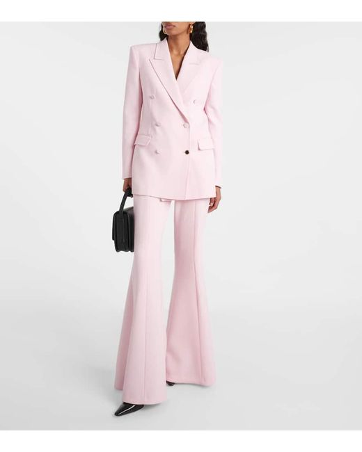 Pantalones Desmond de lana virgen Gabriela Hearst de color Pink