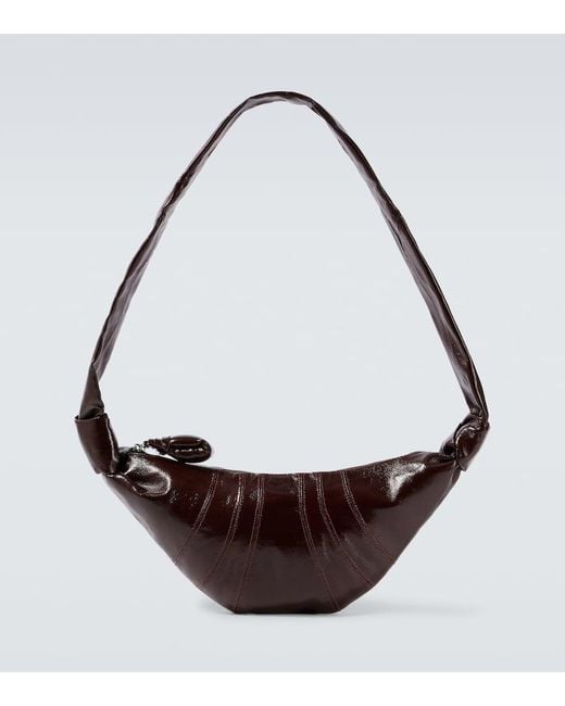 Lemaire Crossbody Bag Croissant Small Aus Leder in Brown für Herren