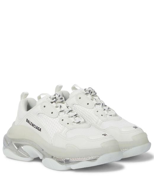 Balenciaga White Sneakers Triple S
