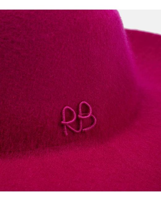 Ruslan Baginskiy Pink Felt Cowboy Hat