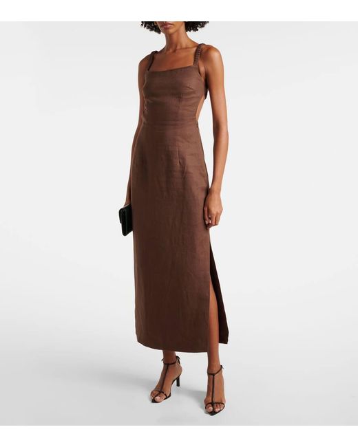 Abito Midi di Sir in Brown