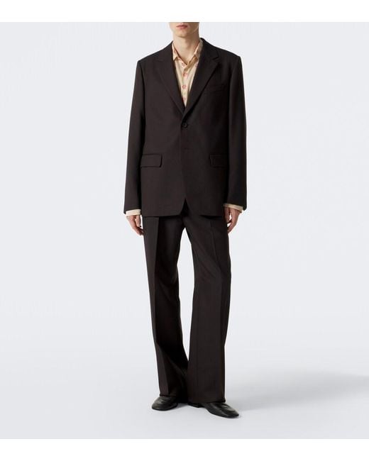 Dries Van Noten Black Wool Suit for men