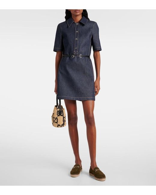 Gucci Brown Espadrilles Horsebit Aus Veloursleder