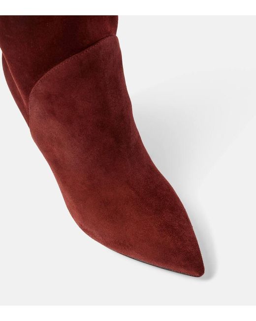 Paris Texas Red Gaia 85 Suede Boots