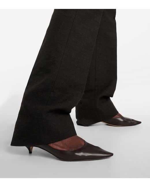 The Row Black Pumps Liisa Aus Leder