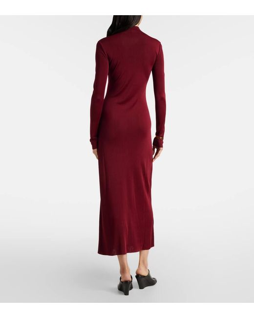 Altuzarra Red Jersey Midi Dress
