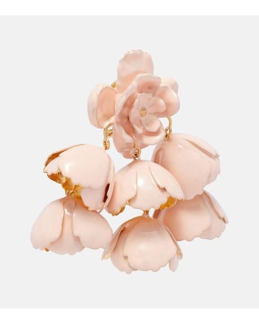 Pendientes Flower Cloud Chloé de color Pink