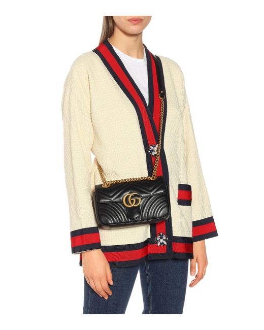 Gucci Leather GG Marmont Mini Shoulder Bag | Lyst Canada