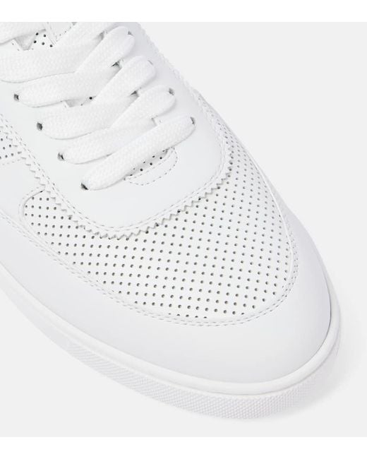 Zapatillas Tutti Rui De Piel Christian Louboutin de hombre de color White