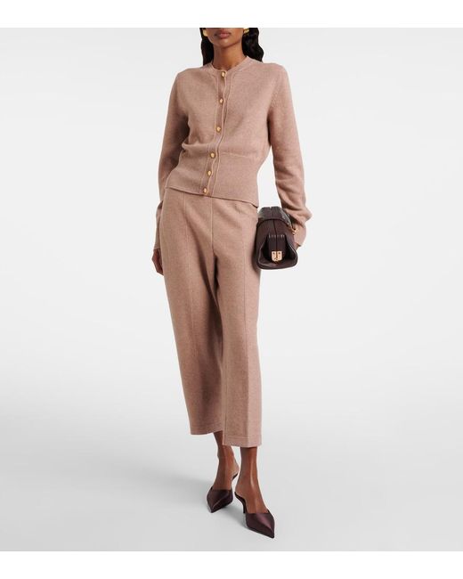 Loro Piana Natural Rose Island Cashmere And Linen Sweater