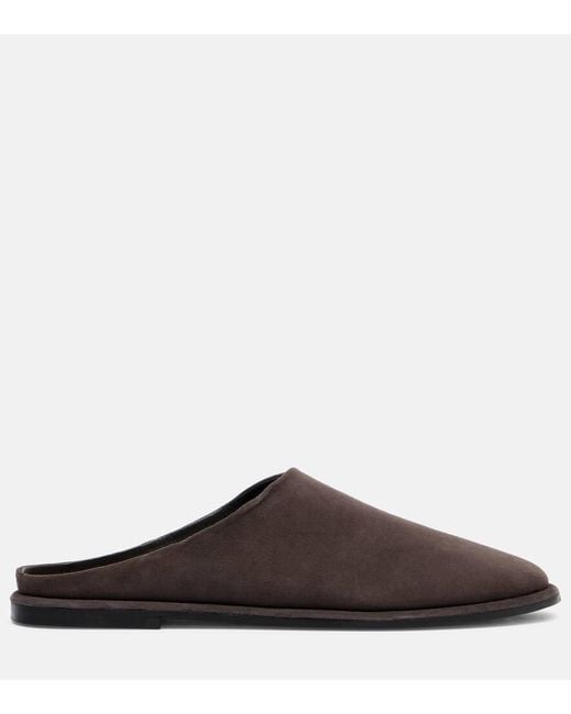 A.Emery Brown Spencer Suede Mules
