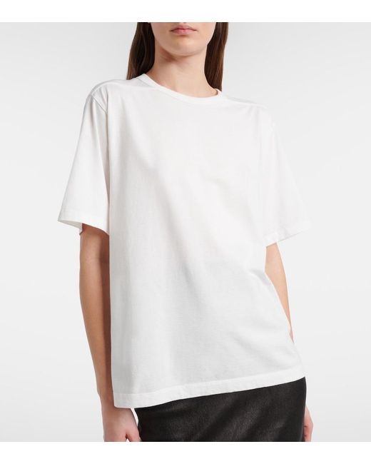 Rick Owens White Brad Cotton Jersey T-Shirt