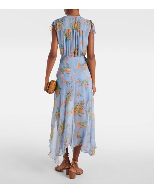 Vestido Dovima En Color Bebe Azul Talla En Veronica Beard de color Blue