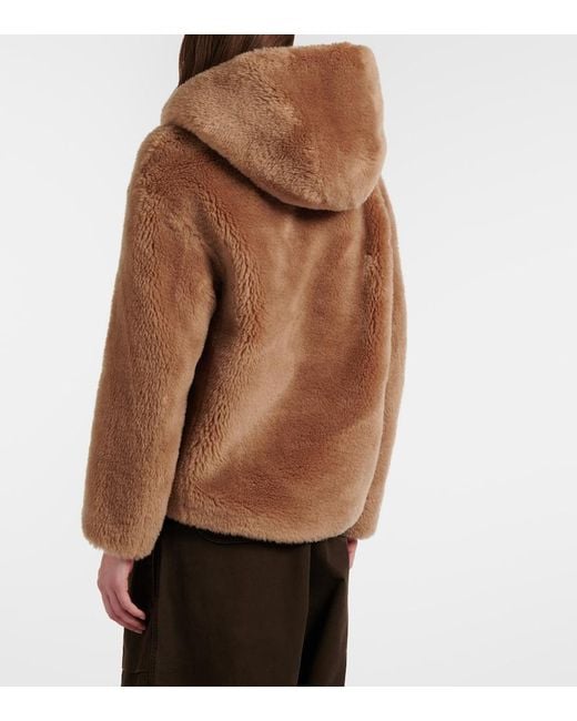 Yves Salomon Brown Wool Jacket