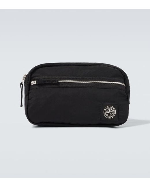 Stone Island Black 9200016 Belt Bag for men