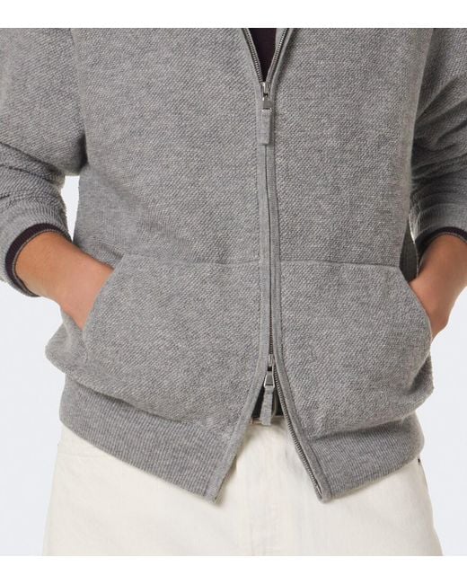 Allude Pullover Aus Einem Wollgemisch in Gray für Herren