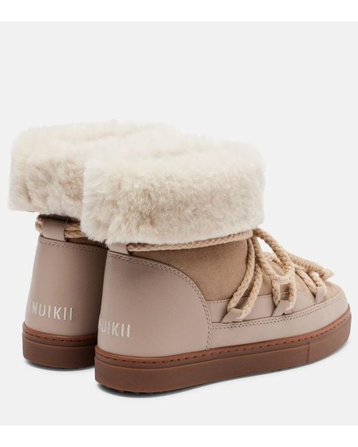 Inuikii Brown Schneestiefel Classic Mit Shearling