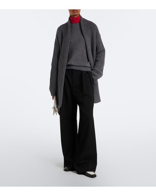 Lisa Yang Black Jacqueline Cashmere Wrap Cardigan
