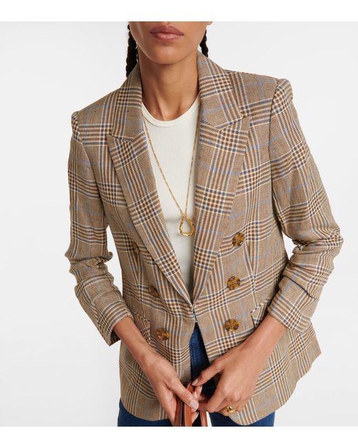 Veronica beard beacon check dickey jacket cheap