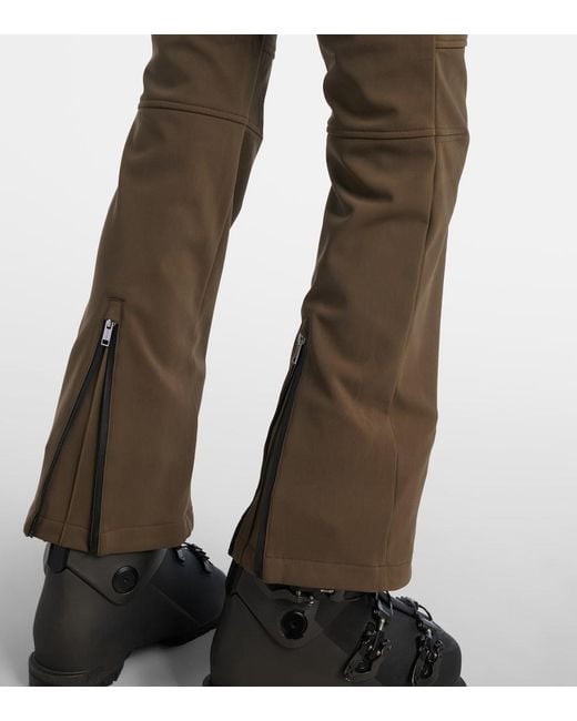 Yves Salomon Brown Flared Ski Pants