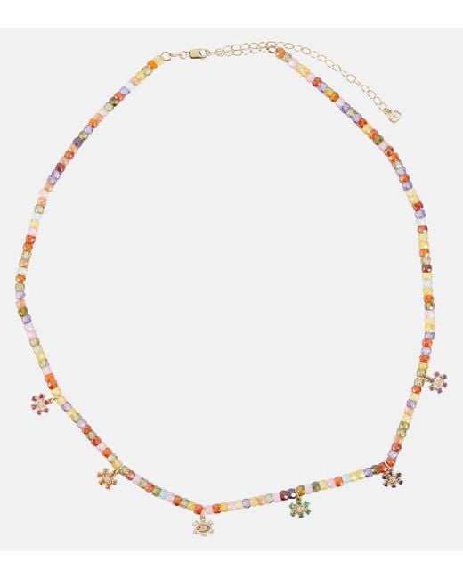 Collana Evil Eye di Sydney Evan in Metallic