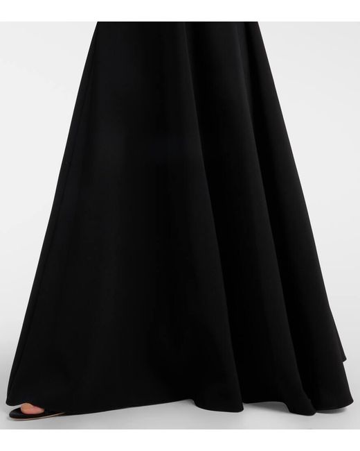 Jenny Packham Black Sylvia Embellished Gown
