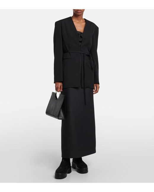 Bottines Zipped En Daim The Row en coloris Black