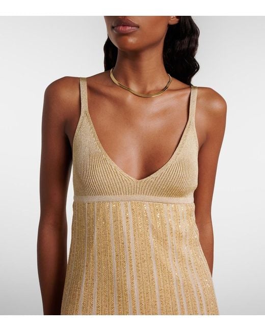 Missoni Metallic Sequined Lame Maxi Dress