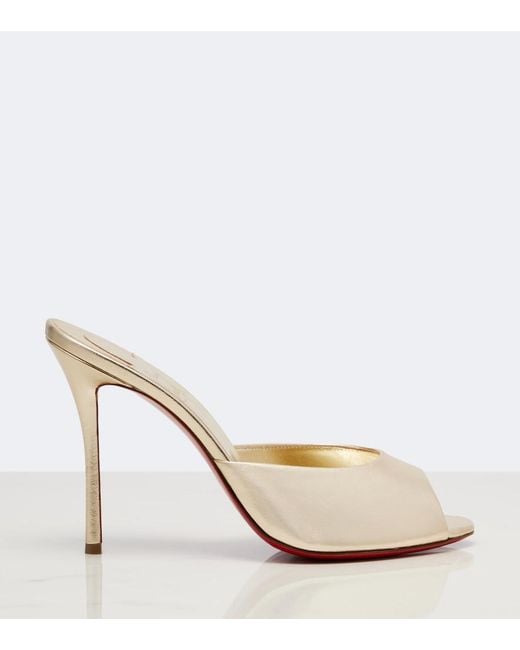 Mules Me Dolly di Christian Louboutin in Natural