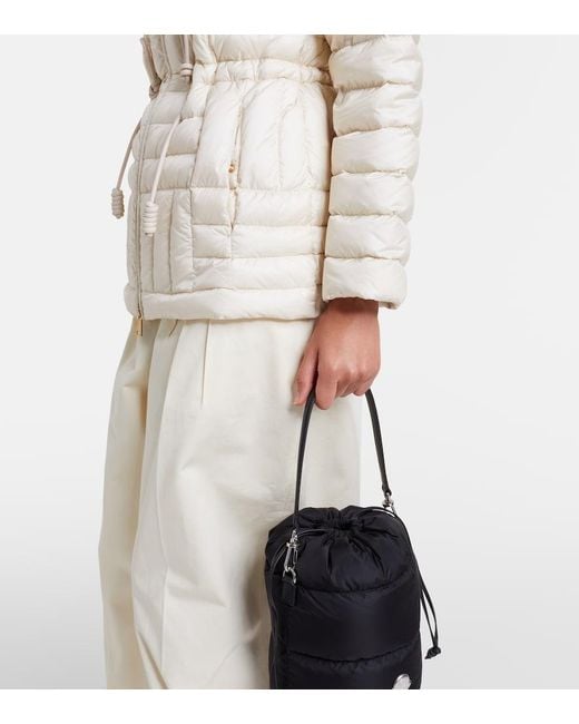 Moncler Natural Antigones Quilted Down Jacket