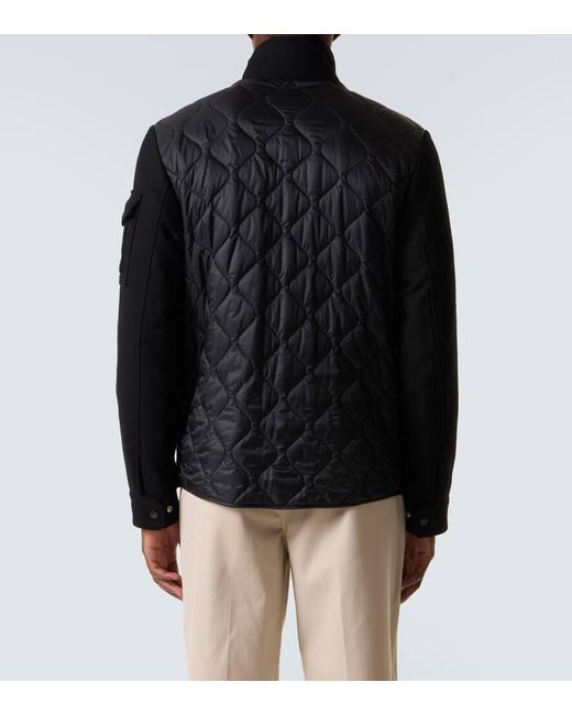 Moncler Black Avoine Quilted Down Jacket for men