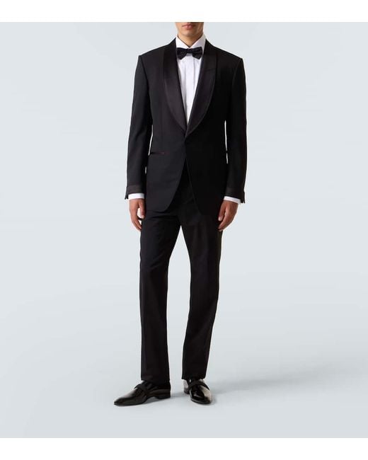 Christian Louboutin Black Dandydeco Patent Leather Loafers for men
