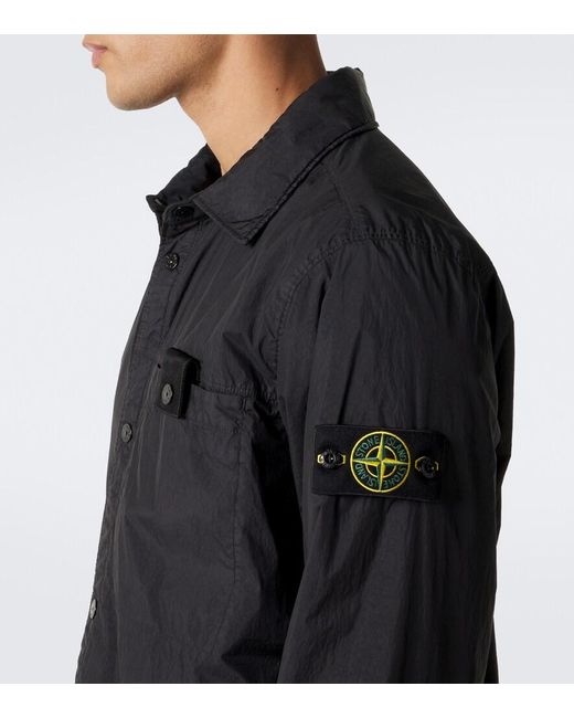Stone Island Black Compass Jacket for men