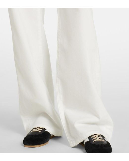Citizens of Humanity White Annina High-Rise Wide-Leg Jeans