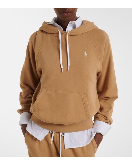 Polo Ralph Lauren Natural Cotton-Blend Jersey Hoodie