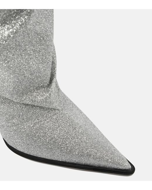 Alexandre Vauthier Gray Stiefel Mit Glitter