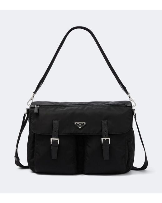 Prada Black Re-Nylon Shoulder Bag for men