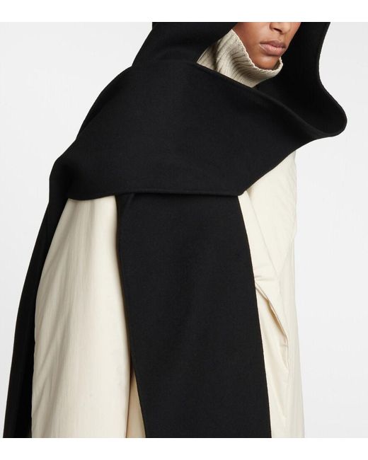 The Row Black Dodi Cashmere Scarf