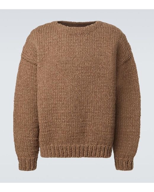 Visvim Brown Amplus Wool And Cashmere Sweater for men