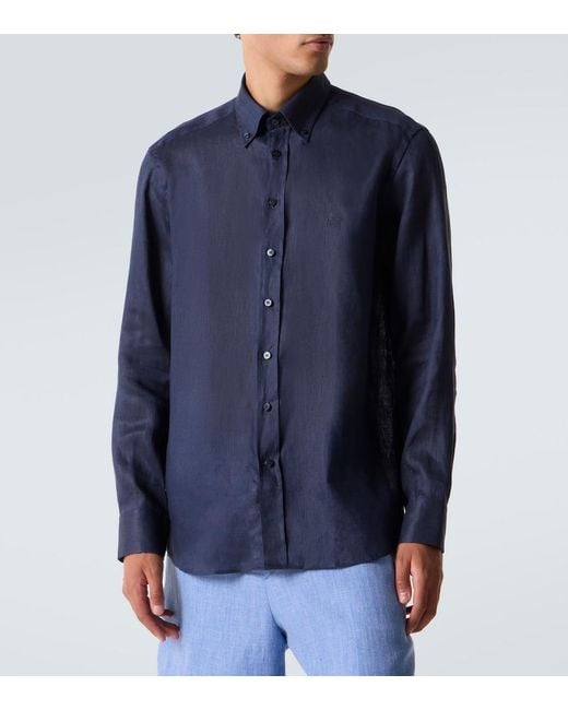 Camicia di Etro in Blue da Uomo
