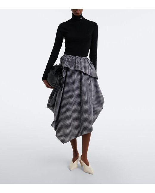 Top Double L Loewe en coloris Black