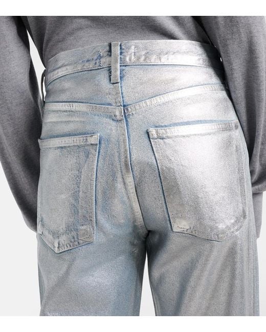 Agolde Blue 90's Straight Jeans